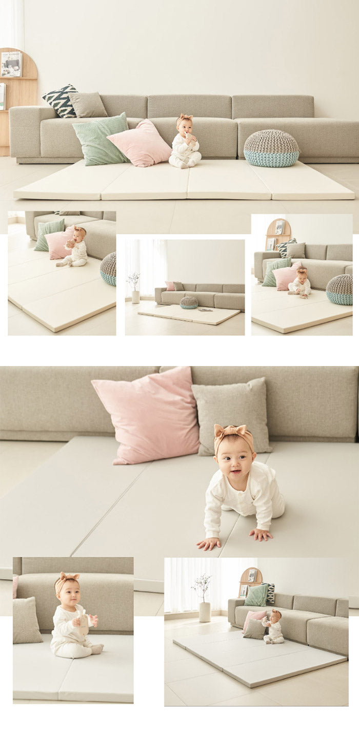 プレイマット4つ折り 2枚セット 140×200 折りたたみ ベビー 140 200 赤ちゃん 子供 プレイマット おしゃれ キッズ 防音 キッズマット ベビーマット マット クッションマット フロアマット(代引不可)