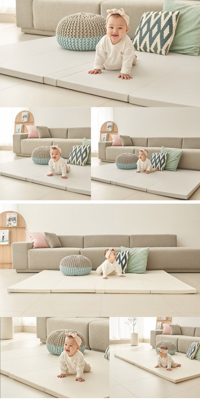 シームレスプレイマット 5つ折り 140×200 折りたたみ ベビー 140 200 赤ちゃん 子供 プレイマット おしゃれ キッズ 防音 キッズマット ベビーマット マット クッションマット(代引不可)