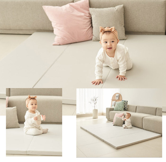 プレイマット4つ折り 2枚セット 120×160 折りたたみ ベビー 120 160 赤ちゃん 子供 プレイマット おしゃれ キッズ 防音 キッズマット ベビーマット マット クッションマット フロアマット(代引不可)