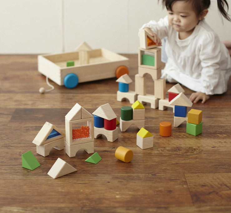 エドインター 森のあそび道具シリーズ 木製おもちゃ デザインつみき