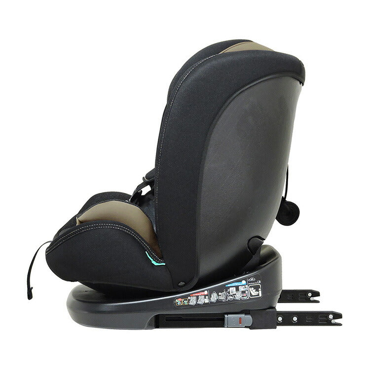 CG029 フィーカエボルブ ブラック 新安全基準R129適合 チャイルドシート 15カ月~12歳頃 76cm~150cm ISOFIX ジュニアシート 長く使える 洗える 取付簡単 キッズシート ベビーシート 赤ちゃん キッズ