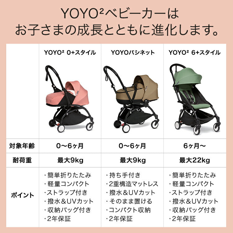 ベビーゼン ヨーヨー ベビーカー YOYO2 バシネットスタイル フレームセット babyzen 新生児 ベビーカー 折りたたみ コンパクト ストローラー 【正規販売店】 2年保証(代引不可)