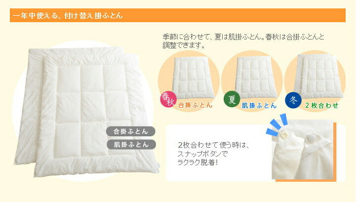 アンネフェ ベビー合掛・肌掛セット(代引き不可)