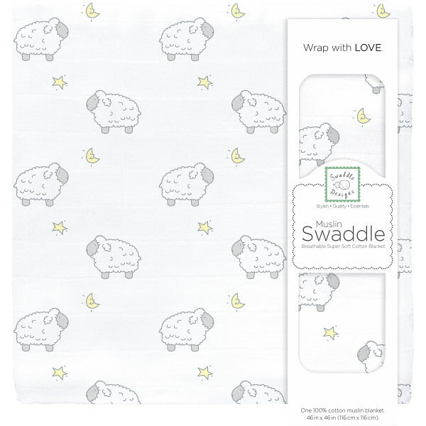 スワドルデザインズ モスリンブランケット リトルラム スターリング SDM-131ST(代引不可)