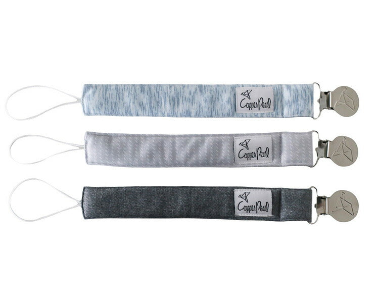 Copper Pearl コッパーパール おしゃぶりホルダー ビンキークリップ3本セット レノン 赤ちゃん ベビー ファミリー 子供 子ども 幼児 育児 キッズ