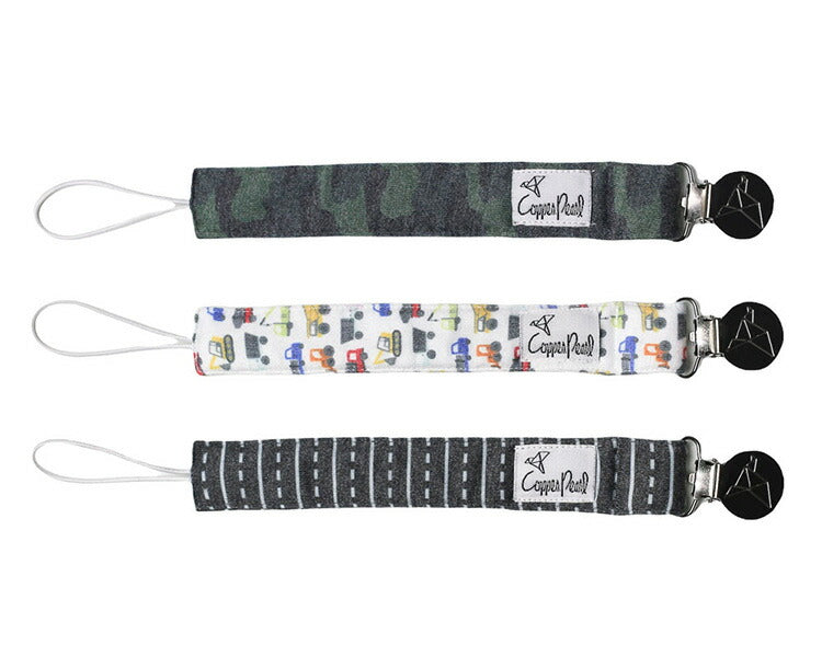 Copper Pearl コッパーパール おしゃぶりホルダー ビンキークリップ3本セット ディーゼル 赤ちゃん ベビー ファミリー 子供 子ども 幼児 育児 キッズ