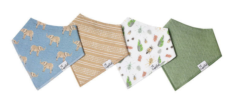 Copper Pearl コッパーパール バンダナビブ 4枚セット ピーナッツ スタイ よだれかけ 赤ちゃん かわいい セット 柄(代引不可)