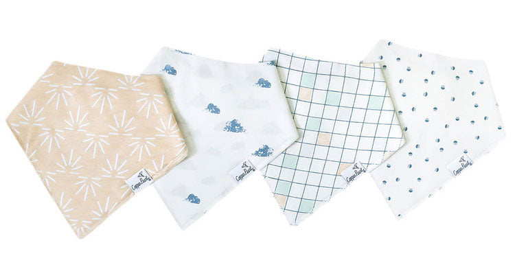 Copper Pearl コッパーパール バンダナビブ 4枚セット ソル スタイ よだれかけ 赤ちゃん かわいい セット 柄(代引不可)