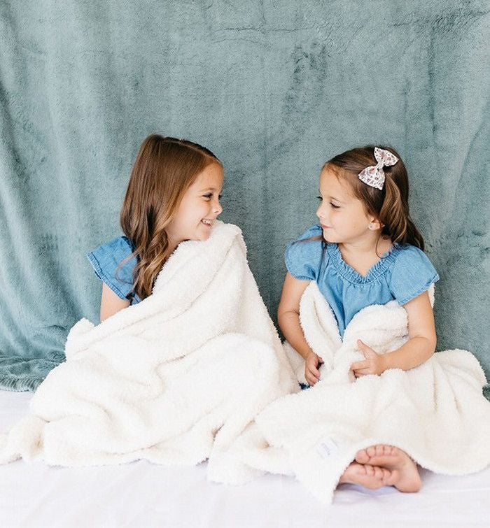 saranoni サラノニ バンボーニブランケット レシービング(ひざ掛けサイズ) アイボリー CON-SNB-M02088