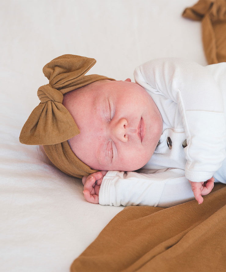 Copper Pearl コッパーパール headband ヘアバンド キャメル ベビー 赤ちゃん 子育て 育児 贈り物 プレゼント