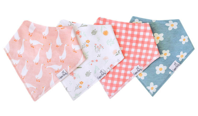 Copper Pearl コッパーパール バンダナビブ 4枚セット グーシー スタイ よだれかけ 赤ちゃん かわいい セット 柄(代引不可)