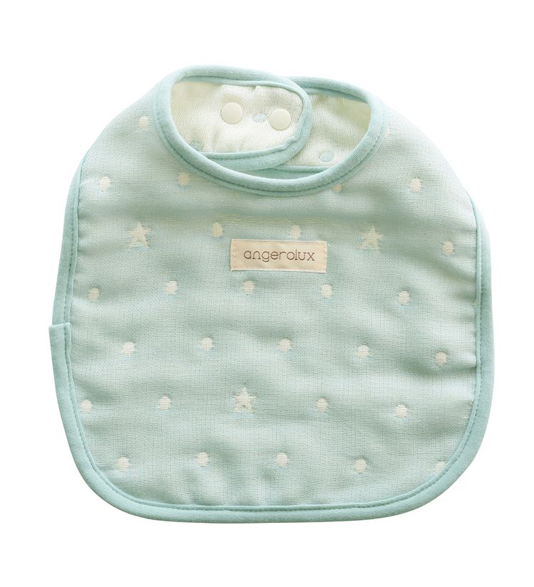 angerolux アンジェロラックス 6重ガーゼ スタイ ミントブルー 1枚 CON-ANG-ST170