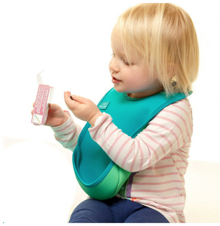 Bibetta ビベッタ ウルトラビブ 2枚入 フラミンゴ ターコイズシー