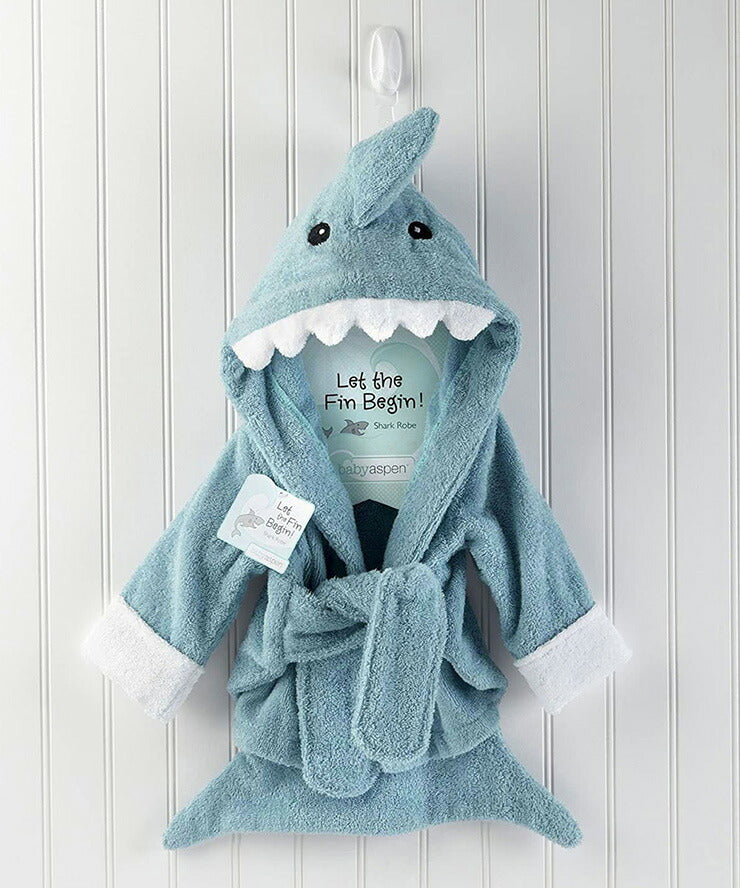 Baby Aspen ベビーアスペン フード付きベビーバスローブ 幼児 贈り物 プレゼント 出産祝い 結婚祝い お祝い お風呂 バスタオル