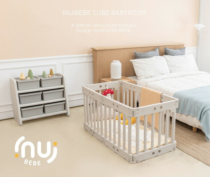 【クーポン適用】inuibebe ベビーサークル ドア付き 10枚セット 140×200cm 韓国ブランド ベビーゲート 柵 パネル 仕切り ケージ ベビー 赤ちゃん キッズ 出産祝い プレゼント(代引不可)