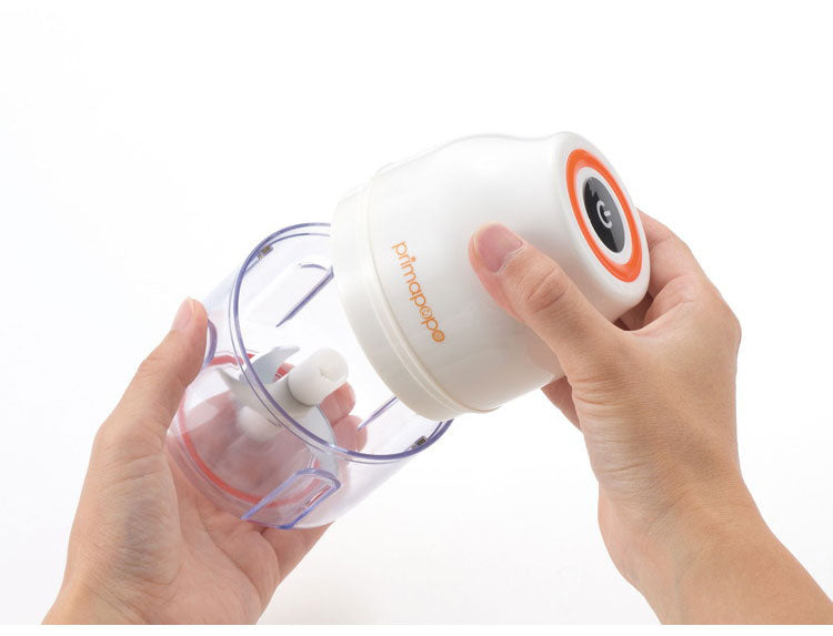 プリマ・ポポ 充電式ミニチョッパー ワイヤレス 便利 小型 省力 クリーンデザイン mini フードプロセッサー ミキサー ミニチョッパー 充電式 みじん切り 混ぜる 潰す 離乳食 アウトドア キャンプ(代引不可)