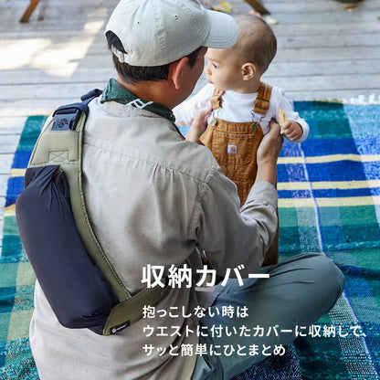 Ergobaby EBC AWAY ミッドナイトブルー 抱っこひも エルゴベビー 新生児 アウェイ 抱っこ紐 ベビーキャリア エルゴ ベビー キャリア ベビーグッズ プレゼント ギフト 出産祝い