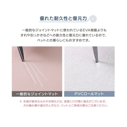 継ぎ目がない!PVCロールマット スリムロング(110×500cm) ロールマット 赤ちゃん キッズ PVC クッション 床材 抗菌 プレイマット フロアマット 北欧 クッションフロア フリーカット(代引不可)