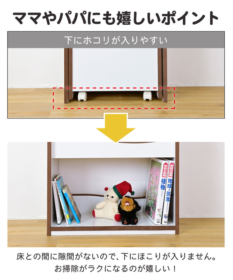 絵本ラック ロータイプ 絵本棚 おもちゃ箱 マガジンラック 木製 スリム おもちゃ 収納 ラック コンパクト 子供用 本棚 薄型 おもちゃ収納 整理箱 おもちゃラック(代引不可)