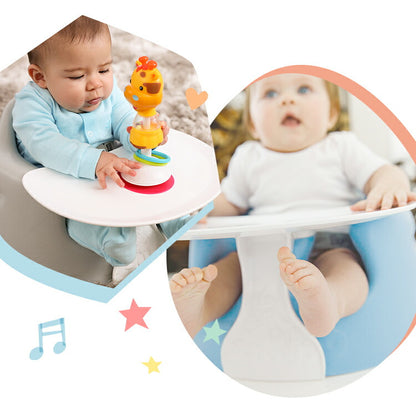 【クーポン適用】【セット販売】 バンボ Bumbo ベビーソファ 専用プレートセット 腰ベルト付き 床置き専用 ベビーチェア 正規品 1年保証 赤ちゃん イス 出産祝い