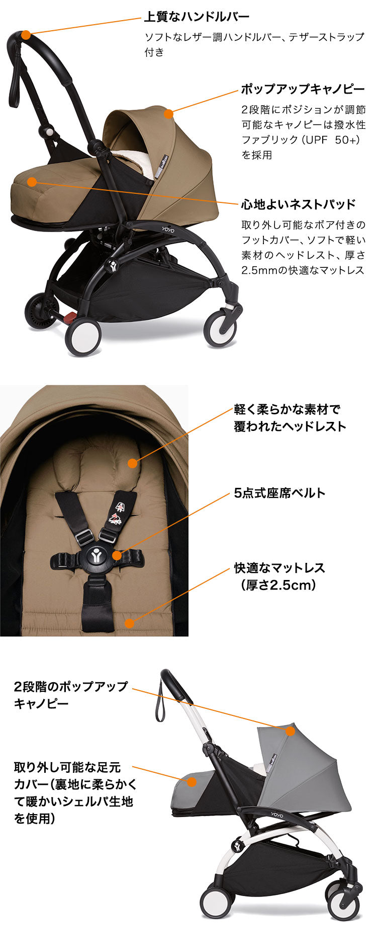 カラーパック単品 ベビーゼン ヨーヨー ベビーカー YOYO2 0+ カラーパック babyzen 新生児 ベビーカー 折りたたみ 機内持ち込み可能 コンパクト ストローラー 【正規販売店】 2年保証(代引不可)