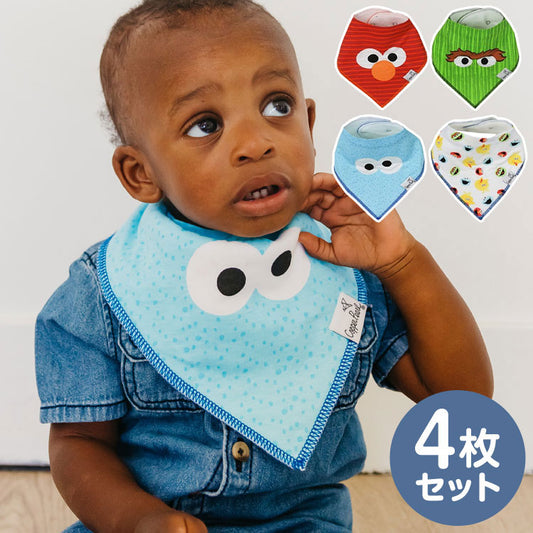 Copper Pearl コッパーパール バンダナビブ 4枚セット エルモ スタイ よだれかけ 赤ちゃん かわいい セット 柄(代引不可)
