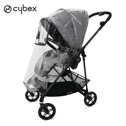 【正規販売店】 サイベックス cybex 多機能ベビーカー メリオシリーズ専用 レインカバー ブラック ベビーカー ストローラー MELLIO メリオ 雨 雨除け お出かけ 外 濡れない カバー (代引不可)